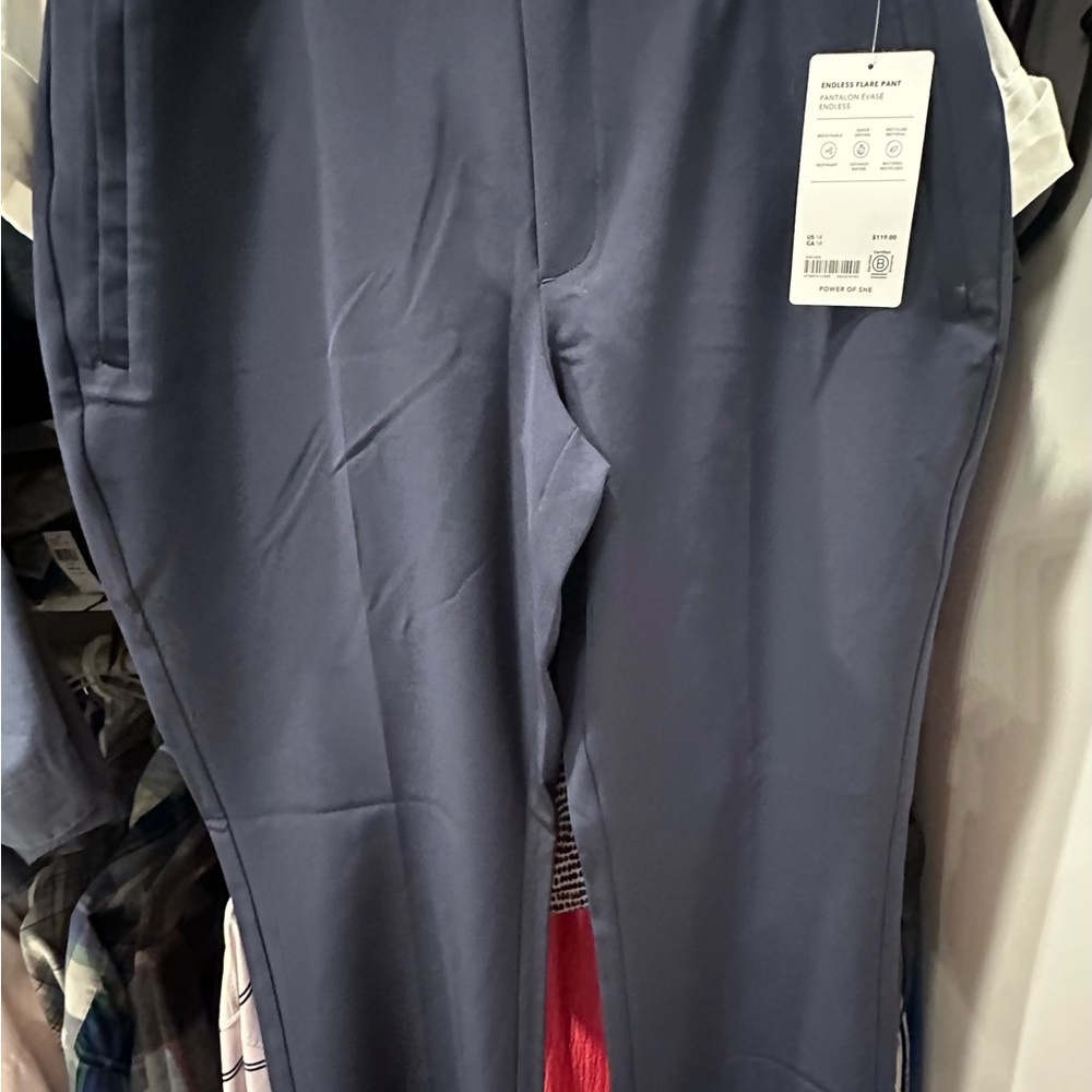Athleta Navy Boot Cut Flare Pants
